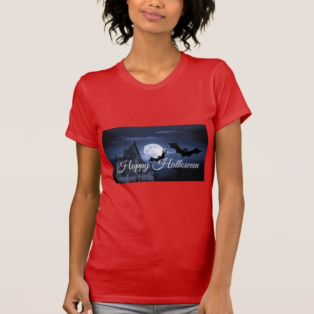 Boo Bonne Halloween T-Shirt (Devant)