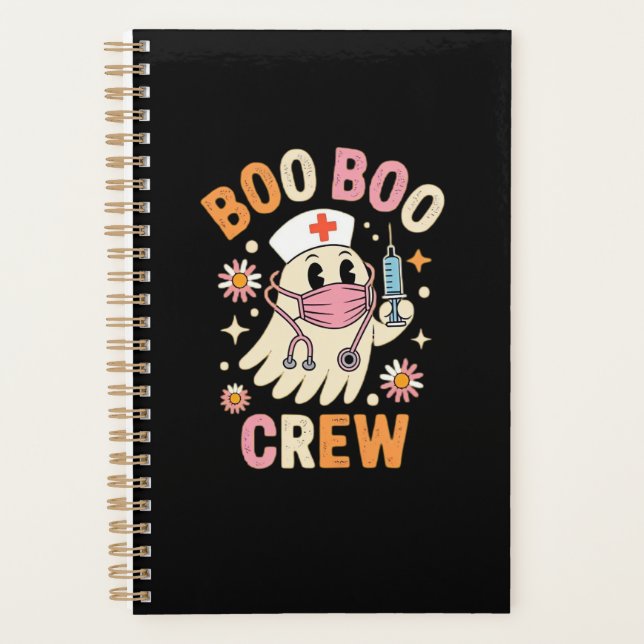 Boo Boo Crew Halloween Ghost Nurse Essential T-Shi (Devant)