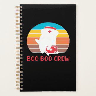 Boo Boo Crew Nurse Funny Ghost Halloween Classic T