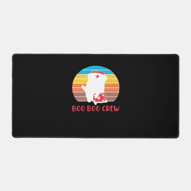 Boo Boo Crew Nurse Funny Ghost Halloween Classique (Recto)