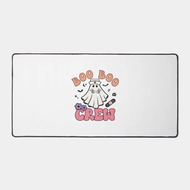 Boo Boo Crew Nurse Halloween Ghost Funny Classic T (Recto)