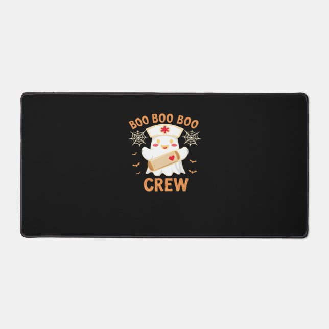 Boo Crew Drôle Fantôme Éffrayant Halloween Infirmi (Recto)