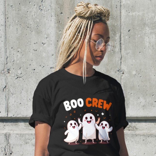 Boo Crew Funny Cute Halloween Femmes Tshirts (Créateur téléchargé)