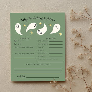 Boo Green Baby shower Bébé Prédictions et conseils