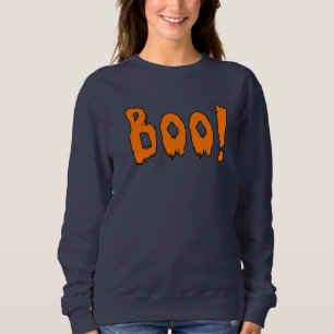 Boo Halloween Thème Gris Sweatshirt