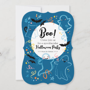 Boo ! Invitation de la fête d'Halloween pour enfan