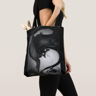 Boo Kitty avec un Sac fourre-tout de chauve-souris