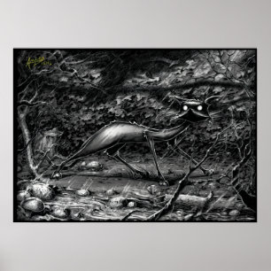 Boo Kitty pris dans une affiche d'une tempête de f