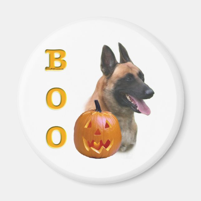 Boo Malinois Belge - Magnet (Devant)