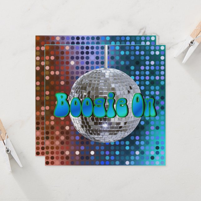 Boogie On ! 1 Invitations (Devant/Arrière en situation)