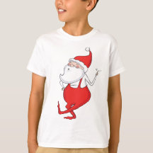 Boogie Woogie Dancing Santa Claus T-shirt de vacan
