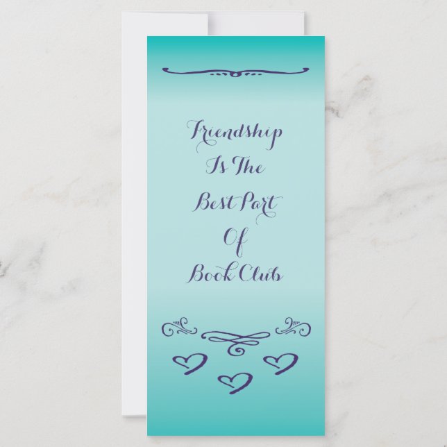 Book Club - Amitié Book Marker (Dos)