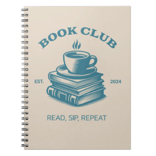Book Club Café et livres Read Sip Repeate