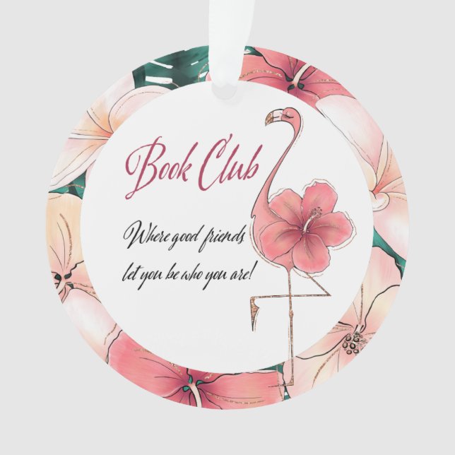 Book Club Chic Flamant rose rose Funny Ami (devant)