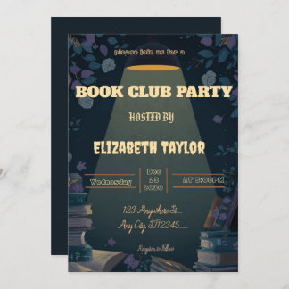 Book Club Party Invitation – Cozy Reading Night