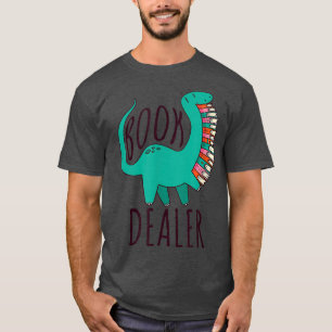 Book dealer, t-shirt Dinosaur