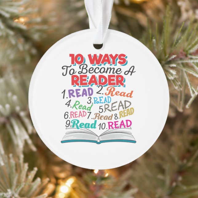 Book Lover 10 Ways to Become a Reader (Arbre)