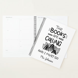 Book Lover, Bookworm Inspirational Quote Planner