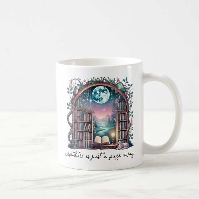 Book Lover's Adventure Is A Page Away Mug (Droite)