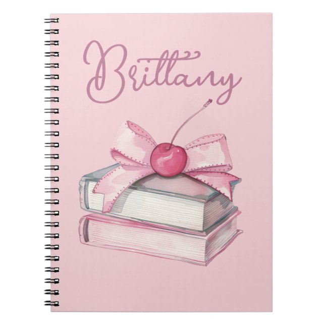 Book Lovers Coquette Joli Carnet rose (Devant)
