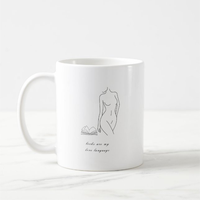 Books Are My Love Language | Mug for Book Lover (Gauche)