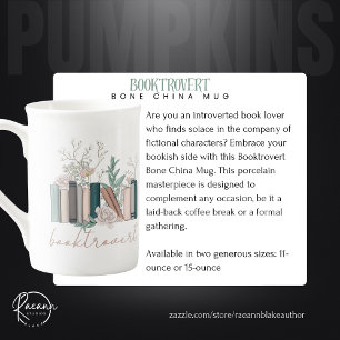 Booktrovert Bone China Mug