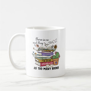 Bookworm Reader Coffee Mug cadeau pour Book Lover
