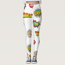 Boom Boom Pow Expressions Comiques Leggings