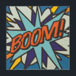 BOOM Fun Retro Comic Book Pop Art<br><div class="desc">Un design amusant,  cool et tendance rétro de bande dessinée pop art inspiré de l'art qui met le wham,  zap,  pow dans votre journée. Le cadeau idéal pour les super-héros,  vos amis,  votre famille ou pour vous-même. Conçu par ComicBookPop© à l'adresse www.zazzle.com/comicbookpop*</div>