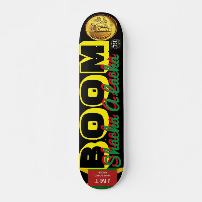 BOOM SHACK A LACKA 7 3/4" Skateboard Deck (Devant)