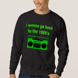 boombox des années 1980 - SWEATSHIRT - M