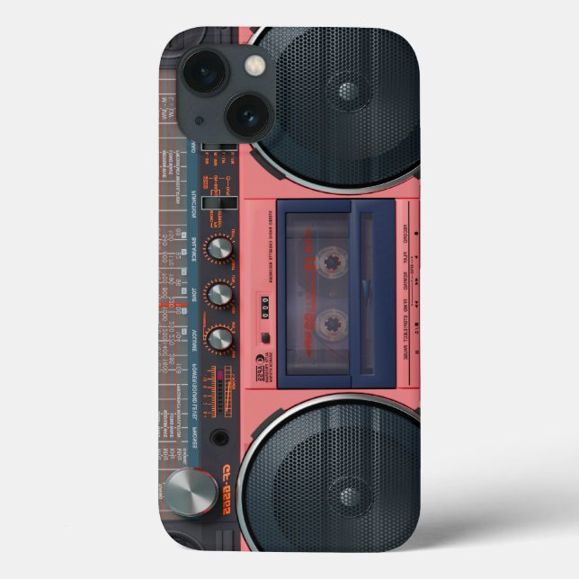 Boombox Ghettoblaster Retro Coque-Mate coque iphon (Verso)