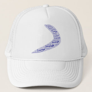 Boomerang Force, persévérance, courage casquette