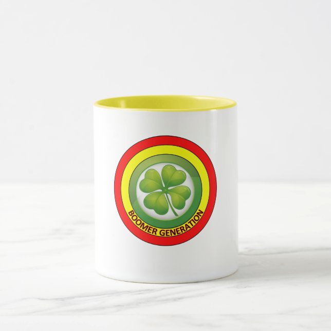 Boomers Lucky Clover Mug (Centre)