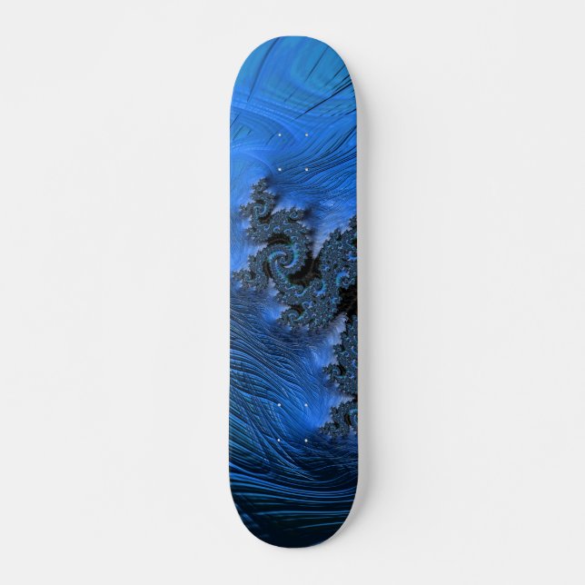 BoomGoo™ skateboard F396 "Stone Dragon" blues 2 (Devant)