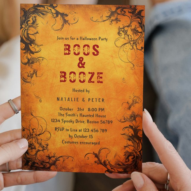 Boos & Booze I Ivy Invitation (Créateur téléchargé)