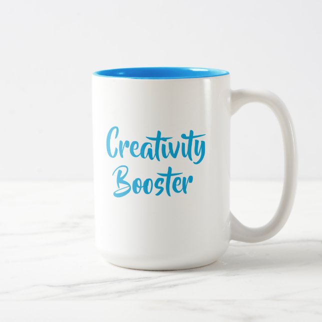 Booster de créativité amusant Mug à café à deux to (Droit)