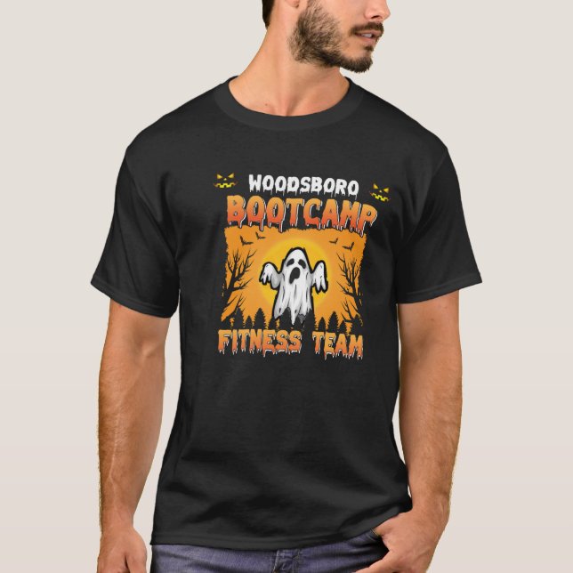Bootcamp Woodsboro Halloween Fitness Team T-Shirt (Devant)