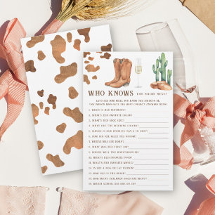 Boots & Bubbly Qui connaît le mieux la mariée