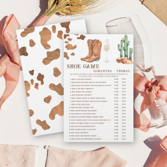 Boots et Bubbly Bridal douche Jeu de chaussures (Créateur téléchargé)