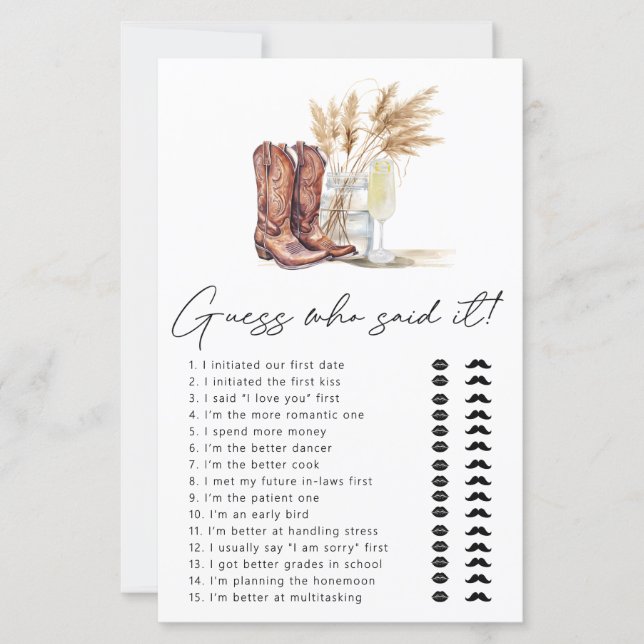 Boots Et Bubbly Devinez Qui A Dit Que C'Est Le Jeu (Devant)