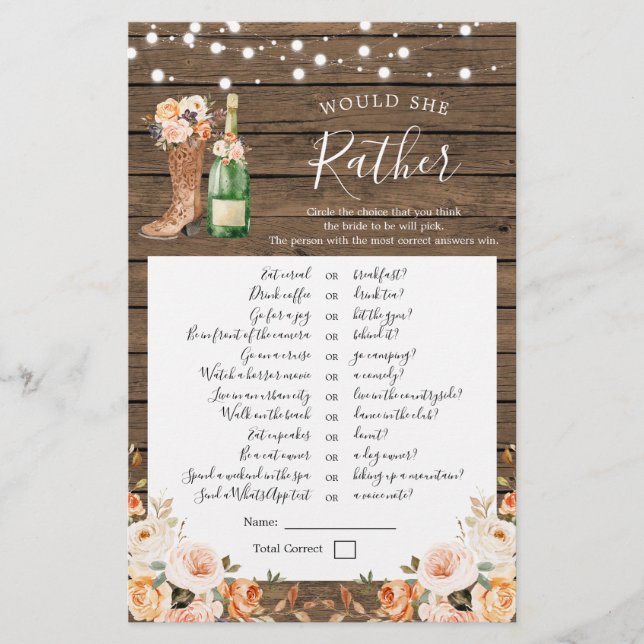 Boots Rustiques & Bubly Plairait-Elle Jouer (Devant)