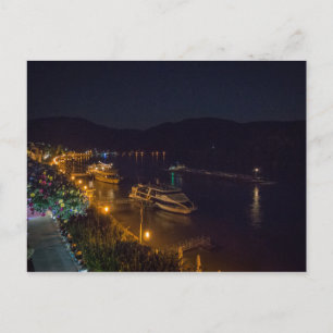 Boppard à la nuit - carte postale