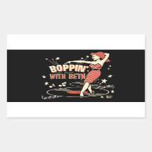 Boppin' With Beth sticker