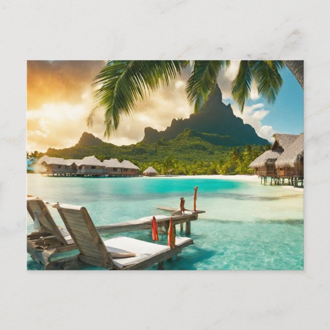 Bora Bora Carte Postale (Bora Bora d) (Devant)