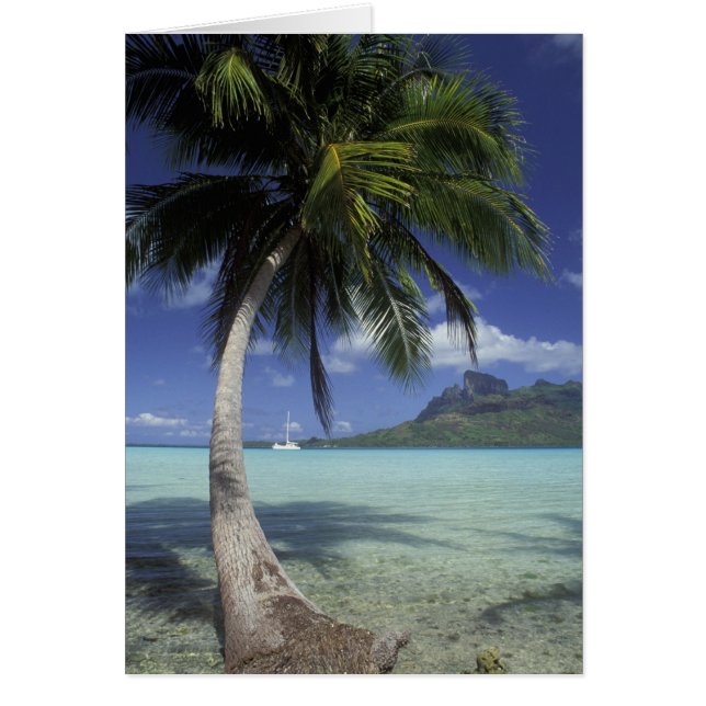 Bora Bora, Polynésie française Mt. Otemanu vu (Devant)