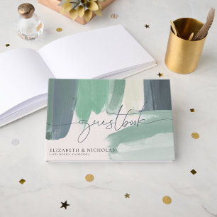 Bord de mer Ocean Glass   Livre d'invité Mariage