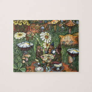 Bord de puzzle d'anneau féerique