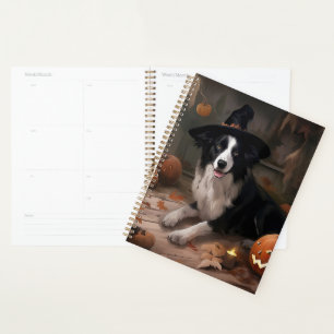 Border Collie Citrouilles Halloween Épouvantable