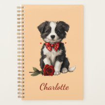 Border Collie personnalisé avec nom personnalisé